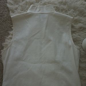 Eileen Fisher Jackets & Coats - Eileen Fisher Womens Full Zip Vest Sz M White Eileen Fisher Jackets & Coats - Eileen Fisher Womens Full Zip Vest Sz M White